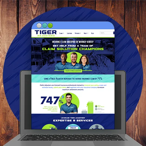 Tiger Adjusters Website